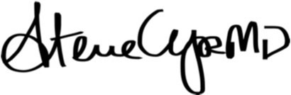 Signature of Dr. Steven Cyr, M.D.